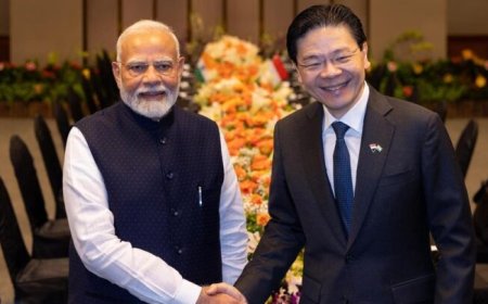 भारत दौरे पर सिंगापुर के प्रधानमंत्री लॉरेंस वोंग, 60 साल पुराने रिश्तों में नई ऊर्जा की तैयारी