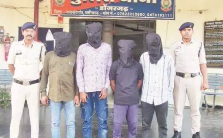 शांति भंग करने पर 4 लोगों पर पुलिस की सख्त कार्रवाई