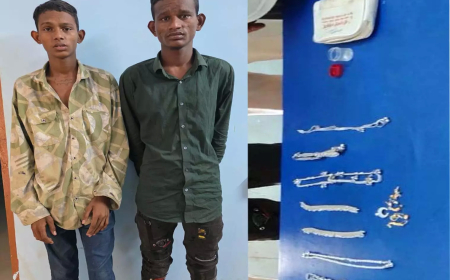 ज्वेलरी शॉप चोरी का पर्दाफाश, दो आरोपी गिरफ्तार