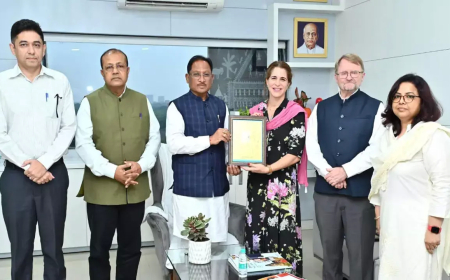 सीएम विष्णुदेव साय से मिला यूनिसेफ इंडिया प्रतिनिधिमंडल, अंजोर विजन 2047 पर हुई चर्चा