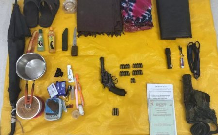 टेकापानी-बड़गांव जंगल में भीषण मुठभेड़: सुरक्षाबलों को मिली बड़ी सफलता, हथियार और नक्सल सामग्री बरामद, इलाके में सर्च ऑपरेशन जारी