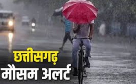 छत्तीसगढ़ में फिर भारी बारिश का अलर्ट, बालोद के लिए रेड वार्निंग जारी