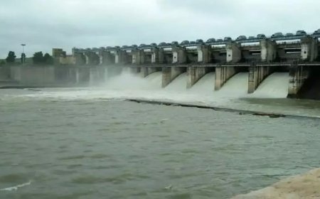 गंगरेल बांध का जलस्तर तेजी से बढ़ा, महानदी किनारे अलर्ट जारी