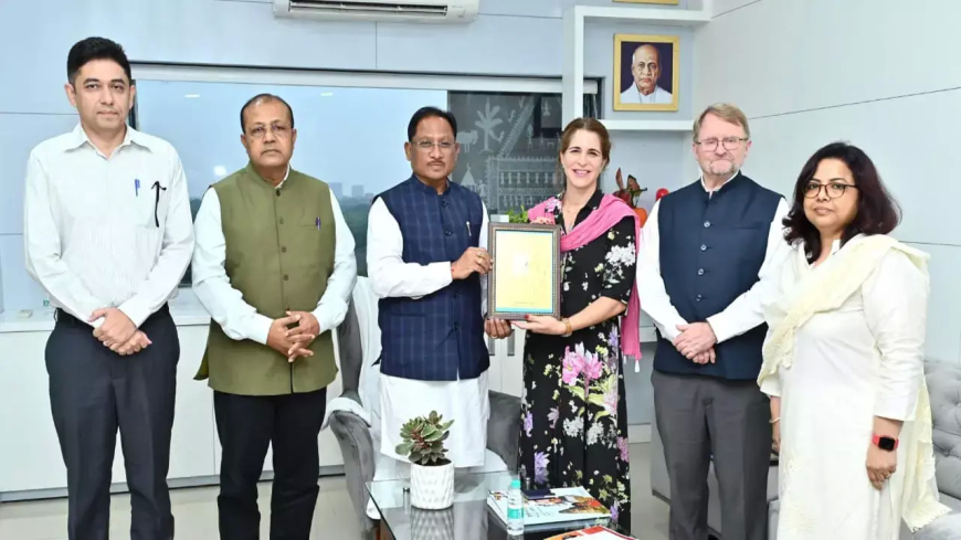 सीएम विष्णुदेव साय से मिला यूनिसेफ इंडिया प्रतिनिधिमंडल, अंजोर विजन 2047 पर हुई चर्चा