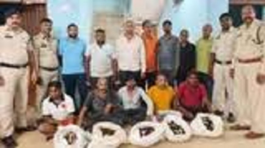 पुलिस की बड़ी कार्रवाई: अवैध शराब के 11 आरोपी गिरफ्तार