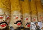 रायपुर में 110 फीट ऊंचे रावण की सुरक्षा के लिए तैनात हैं 24 घंटे जवान