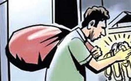 महिला के घर चोरी, कीमती जेवर और नकदी गायब