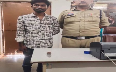 पुलिस की बड़ी कार्रवाई: अवैध बटनदार चाकू के साथ युवक गिरफ्तार