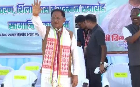 CM साय ने कोरबा में NH-130D परियोजना का विकास किया तेज