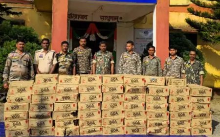 पुलिस ने दिवाली से पहले पकड़ी 100 पेटी गोवा व्हिस्की, तस्कर फरार