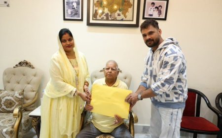 बिहार चुनाव में बड़ा ट्विस्ट: खेसारी लाल यादव मैदान में, पत्नी चंदा देवी का टिकट कैंसिल