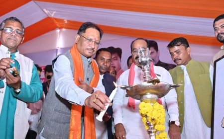 CM Vishnu Dev Sai: पिछड़ा वर्ग समाज के सशक्तिकरण के लिए राज्य सरकार पूरी तरह प्रतिबद्ध — भानुप्रतापपुर में 90 करोड़ की विकास योजनाओं का लोकार्पण