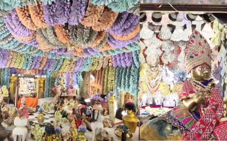रतलाम महालक्ष्मी मंदिर: 2 करोड़ के नोटों और सोने-चांदी से सजा मां का दरबार, धनतेरस पर उमड़ा भक्तों का सैलाब