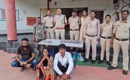 पुलिस की बड़ी कार्रवाई: नशीली इंजेक्शन बेचने वाला गिरोह पकड़ा गया, चार आरोपी गिरफ्तार