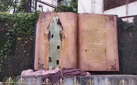 बड़ा हादसा : रायपुर के VIP चौक पर छत्तीसगढ़ महतारी की मूर्ति तोड़ी गई, CM ने की सख्त कार्रवाई की घोषणा!