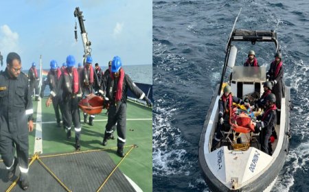 अरब सागर में तटरक्षक बल ने घायल ईरानी मछुआरे की बचाई जान