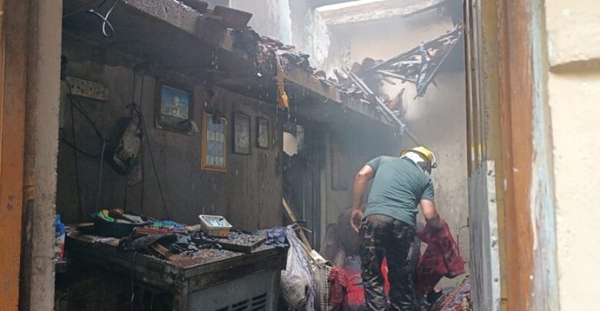 राजधानी के शंकर नगर इलाके में घर में लगी भीषण आग, सब कुछ जलकर खाक, इलाके में मचा हड़कंप