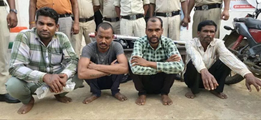 बिलासपुर में सुपारी देकर हत्या की साजिश नाकाम, चार आरोपी गिरफ्तार