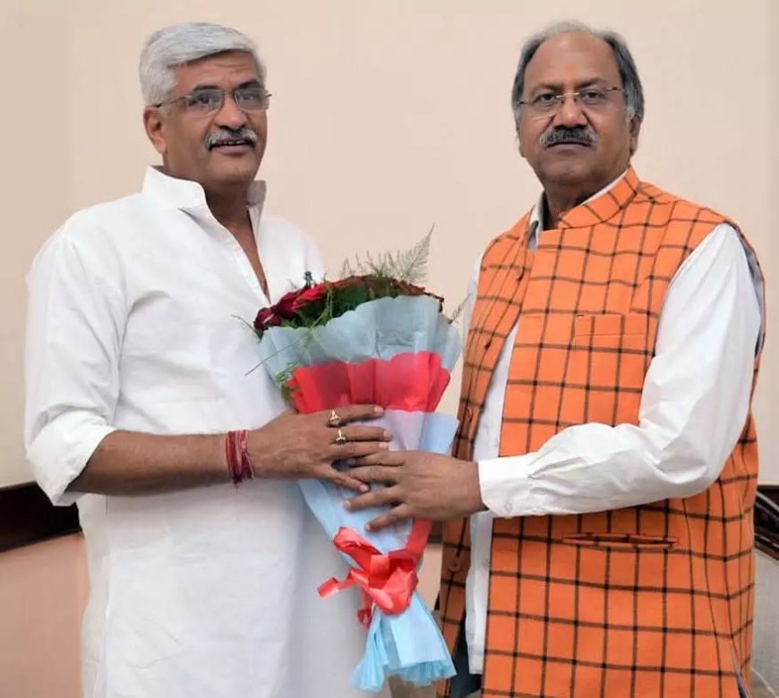 MP बृजमोहन अग्रवाल ने केंद्रीय मंत्री गजेन्द्र सिंह शेखावत को दी जन्मदिन की शुभकामनाएं