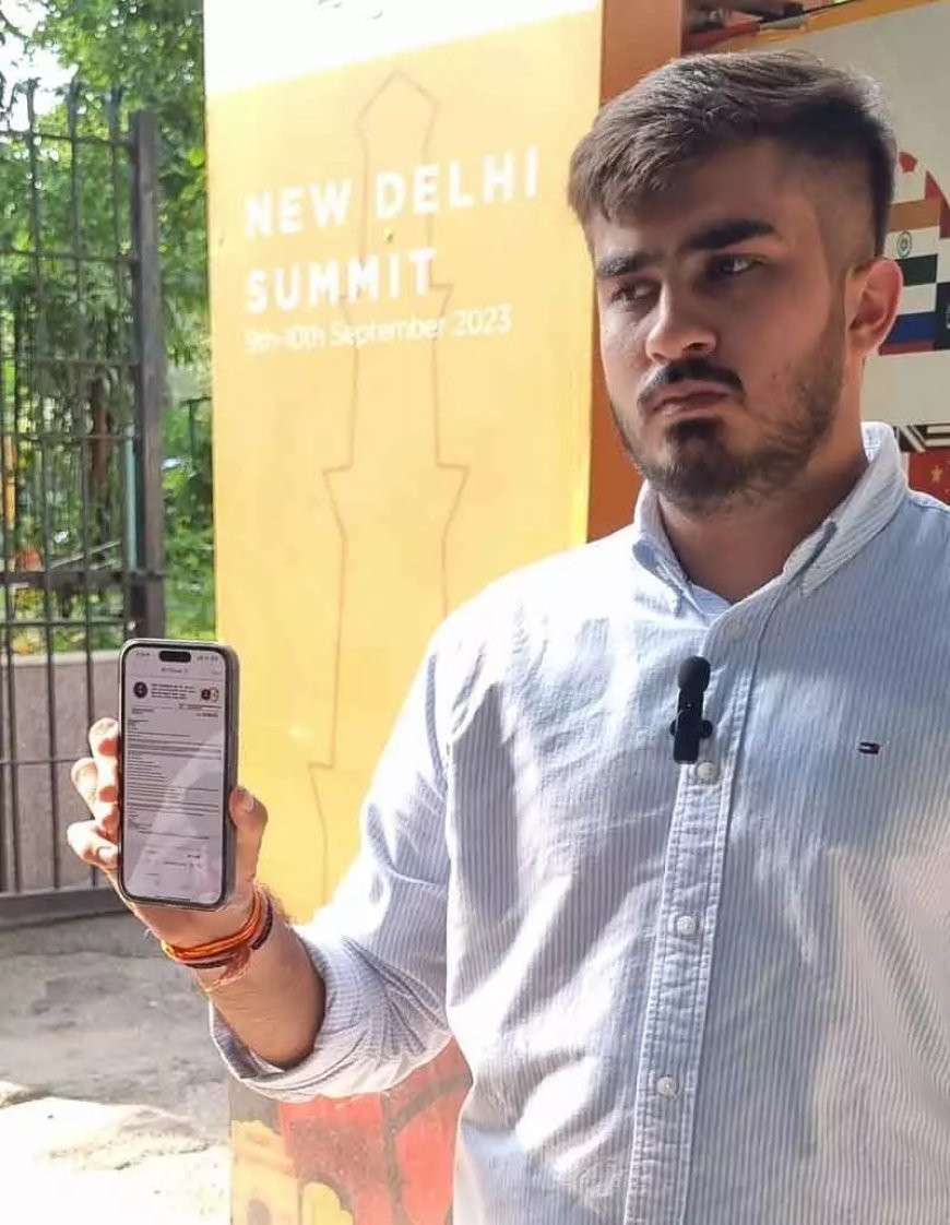 पूर्व DUSU अध्यक्ष को व्हाट्सएप के जरिए 5 करोड़ की रंगदारी की धमकी...मामले की जांच जारी