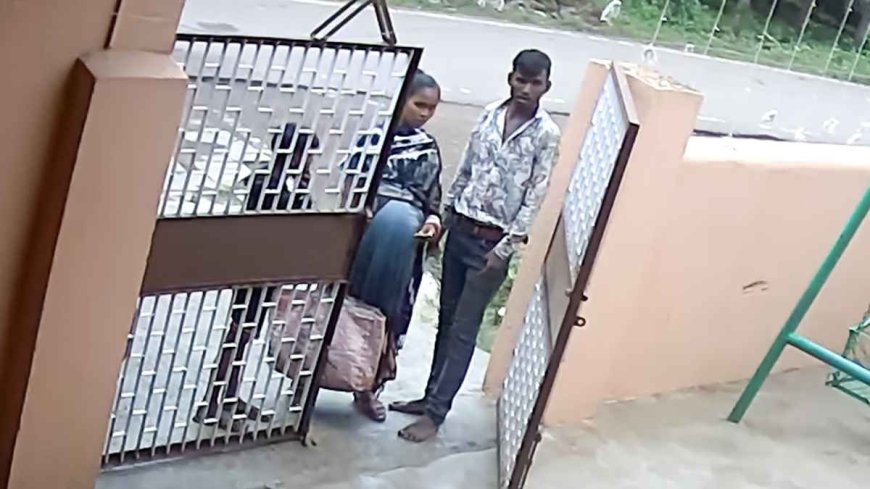 टाऊनशिप में भीख मांगने वाले चोरों ने बढ़ाई सुरक्षा की चिंता...CCTV फुटेज में वारदात आई सामने