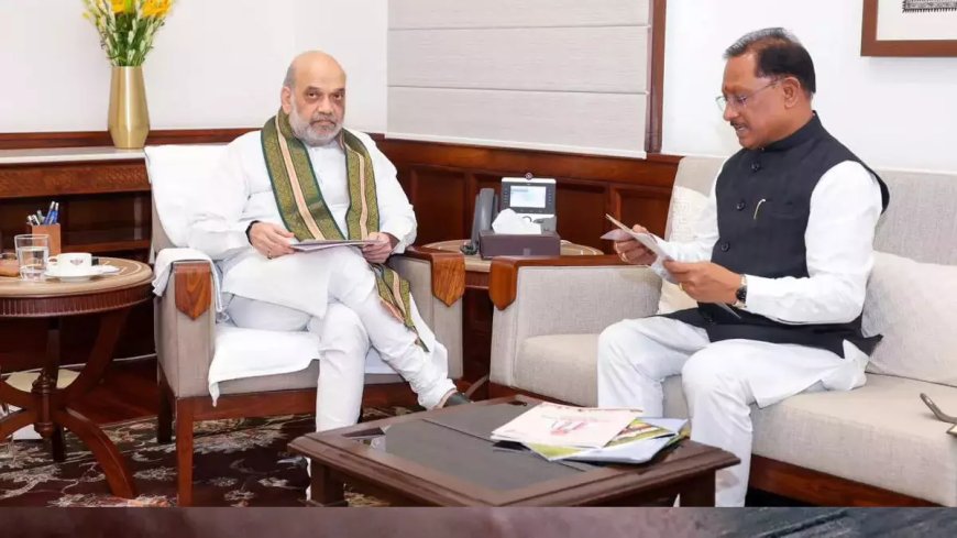 मुख्यमंत्री विष्णु देव साय ने दी केंद्रीय गृहमंत्री अमित शाह को जन्मदिन की बधाई, जानें उनके राजनीतिक सफर की कहानी