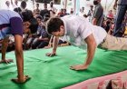पचमढ़ी में राहुल गांधी ने लगाए 10 पुशअप, देर से पहुंचने पर मिली सजा