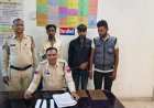 पुराना बस स्टैंड में दहशत फैलाने वाले तीन आरोपी को चाकू सहित तारबहार पुलिस ने किया गिरफ्तार