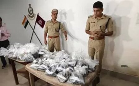 ओडिशा के मलकानगिरी में 8 करोड़ का हशीश तेल जब्त, 8 तस्कर फरार