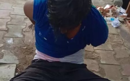 डॉक्टर के घर चोरी की कोशिश, चोर खंभे से बांधकर पकड़ा गया