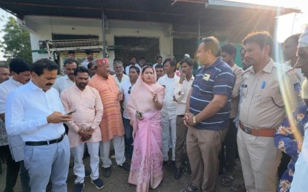 खंडवा विधायक कंचन तनवे ने मदरसे का किया निरीक्षण, नकली नोट मामले में दी ₹50,000 इनाम की घोषणा