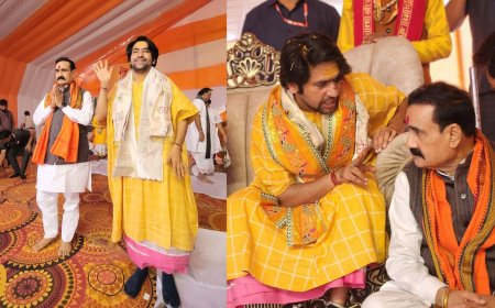 बाबा बागेश्वर की पदयात्रा में शामिल हुए नरोत्तम मिश्रा, बोले- सनातन अमृत है, कई लोगों को हजम नहीं होता