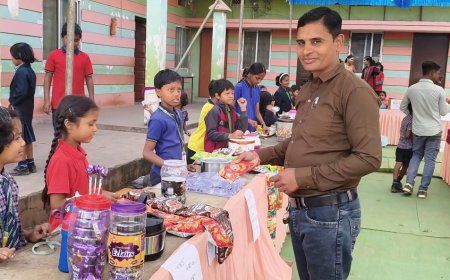 दिल्ली इंटरनेशनल स्कूल गुड़ी में बाल दिवस पर बाल मेले का आयोजन, बच्चों ने लगाए स्टॉल शिक्षकों और अभिभावकों ने की खरीददारी