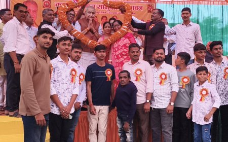 उत्साह से गूंजा खजुरी नवागांव, विधायक धर्मजीत सिंह ने किया कुम्हार समाज भवन का भूमिपूजन