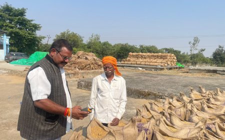 जिले में धान खरीदी का सिलसिला जारी,भरारी सहकारी समिति पहुंचे किसानों ने व्यवस्था को बताया पारदर्शी और भरोसेमंद