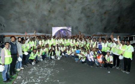 छत्तीसगढ़ के पहले राष्ट्रीय राजमार्ग सुरंग का ब्रेकथ्रू पूरा,छत्तीसगढ़, ओडिशा और आंध्र प्रदेश के बीच इंटर-स्टेट कनेक्टिविटी होगी मजबूत