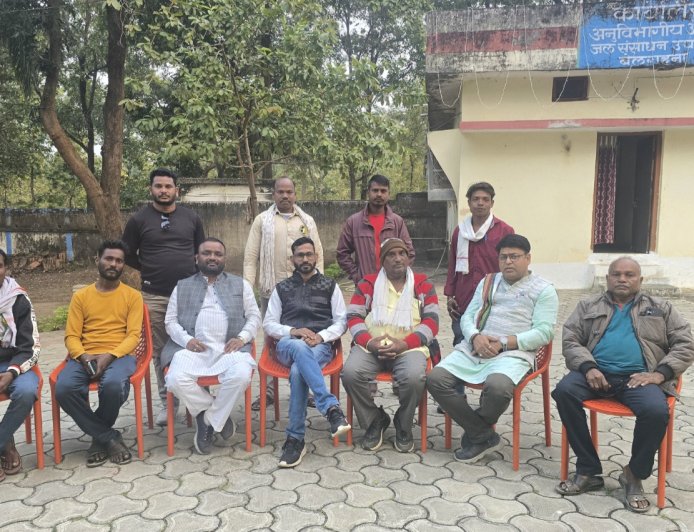 ब्लाक कांग्रेस कमेटी रतनपुर ग्रामीण का प्रभारियों ने ली बैठक