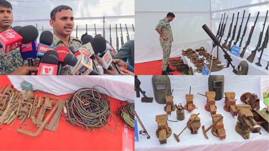 सुकमा में सुरक्षाबलों की बड़ी सफलता: नक्सलियों की ऑर्डिनेंस फैक्ट्री ध्वस्त, हथियार और विस्फोटक बरामद