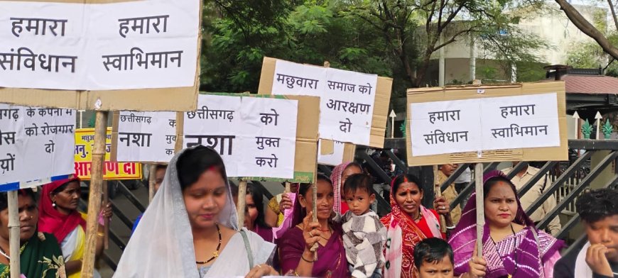 संविधान दिवस पर छत्तीसगढ़ स्वराज सेना ने कलेक्टर को सौंपा पाँच सूत्रीय मांग पत्र