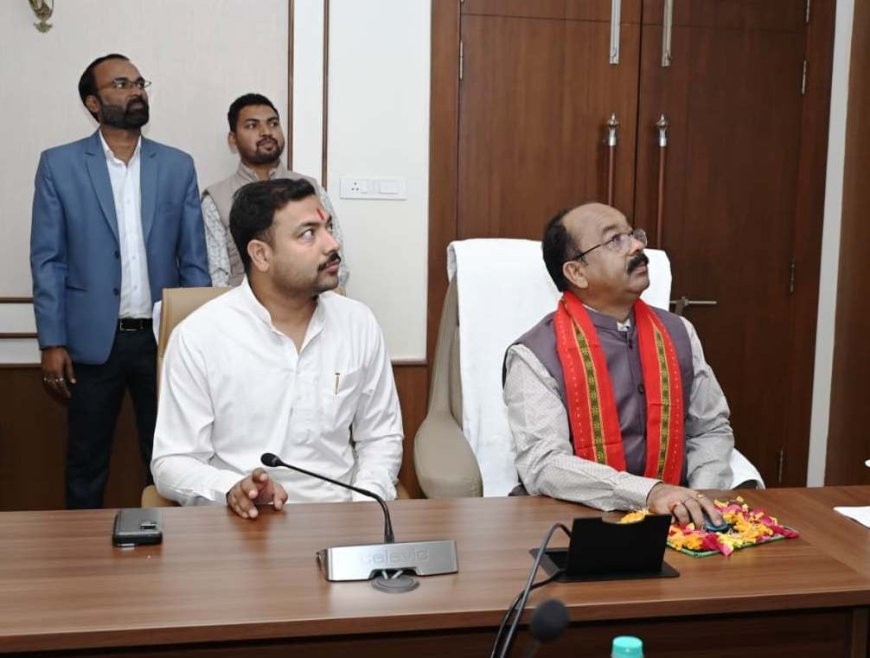 उप मुख्यमंत्री अरुण साव ने युवा आयोग के वेबसाइट को किया लॉन्च