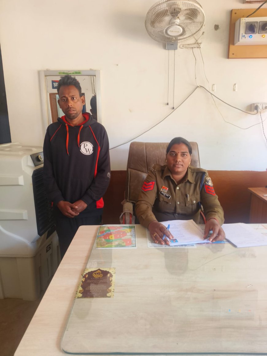 नहाते समय महिला से घर में घुसकर छेड़छाड़ करने वाला युवक को कोनी पुलिस ने किया गिरफ्तार,भेजा जेल