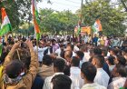 एफआईआर के विरोध में सिविल लाइन थाने का कांग्रेसियों ने किया घेराव...जमकर नारेबाज़ी
