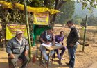 ग्राम लबेद में अवैध धान परिवहन पर रोक के लिए बेरियर,सुरक्षा बल की मांग