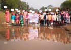 जल सरंक्षण के लिए नालों में बोरी बंधान कर भूजल स्तर बढ़ाने की पहल की गई