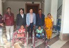 जनदर्शन में करण और मीना को मिला व्हीलचेयर...कुल 86 आवेदन प्राप्त हुए