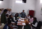 दावा - आपत्ति की प्रगति की जानकारी राजनीतिक दलों को बैठक लेकर दी गई,नाम जुड़वाने अब तक 1037 आवेदन