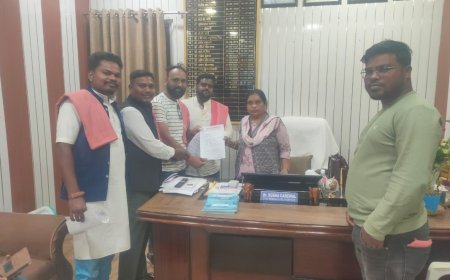 निजी अस्पतालों द्वारा आयुष्मान योजना के नाम पर की जा रही अवैध वसूली के खिलाफ छत्तीसगढ़िया क्रान्ति सेना ने CMHO कार्यालय को सौंपा ज्ञापन