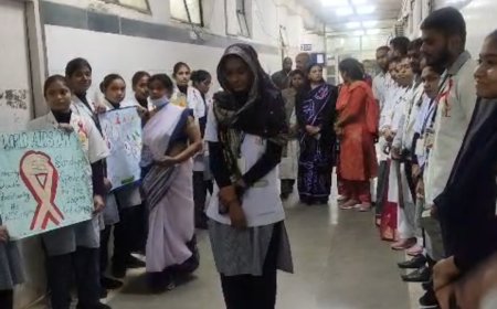 सिम्स बिलासपुर में विश्व एड्स दिवस पर जागरूकता कार्यक्रम एवं नुक्कड़ नाटक का आयोजन