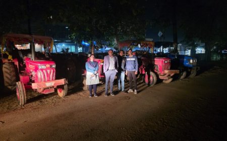 पाली में बड़ी कार्रवाई: 4 ट्रैक्टर-ट्राली अवैध रेत सहित जब्त...बिना रॉयल्टी रेत परिवहन पर प्रशासन की कड़ी कार्रवाई