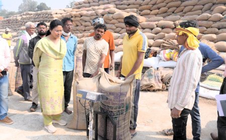 धान खरीदी केन्द्रों में सभी व्यवस्थाएं सुनिश्चित करें, किसानों को किसी प्रकार की समस्या न हो: कलेक्टर  मिश्रा